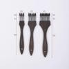 Dense Bristle Art Brush Wooden Handle Art Painting Comb Brush Smooth Painting Experience for Watercolor Acrylic Painting