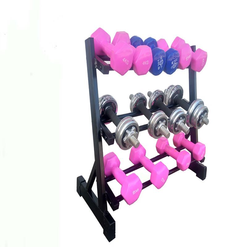 TLXT 3-Tier Multi-functional Dumbbell and Barbell Rack