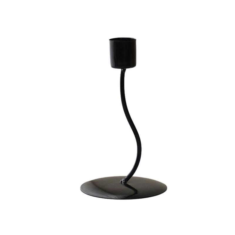 Iron Candlestick Holder Nordic Wedding Metal Candle Stand for Home Room Decor