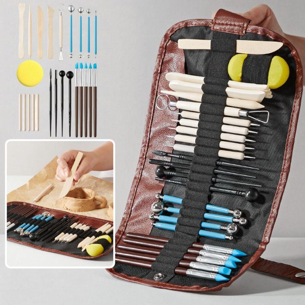 Art Craft Pottery Carving Tool Kit Pottery Sculpting Polymer Sculpture Set  Carving Tool Kit