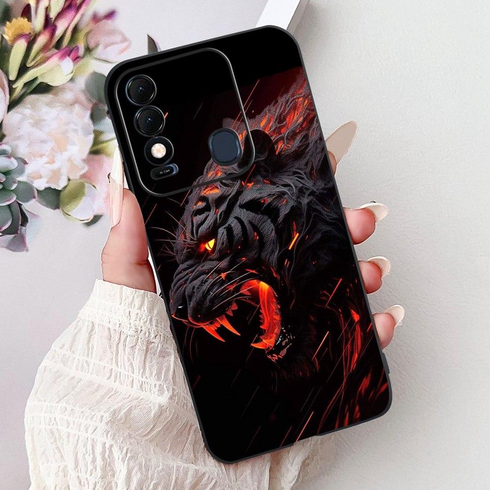New Fashion Back Cover For Tecno Spark 8 8p 8c 8 Pro Case For Spark8c KG5k Phone Shell Cool Animals Luxury Girly Soft Silicone