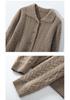 2026 Autumn/Winter Women's Fashionable Thick Cashmere Cable Knit Lapel Cardigan Sweater