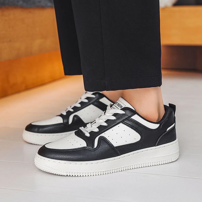 

Мужские белые кеды на липучках с низким верхом - Дышащие, на толстой подошве, Нескользящие, Повседневная обувь для осени 39