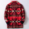 Men's Retro Knit Sweater Coat - Thick Jacquard for Fall/Winter