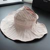 2019 Summer Parent-child Sun Hat Women Wild Anti-UV Ride Folding Sun Hat Empty Top Cap Wide Side Sun Hat Girl Beach Hat