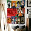 Naruto Shinobi Legacy Wall Tapestry Aesthetic Wall Hanging Printed Fabric Blanket Decorative Tapestries For Bedroom Living Room Home Decor