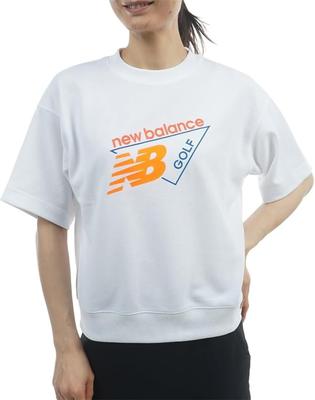 Golf Crewneck Sweatshirt 1 Short-Sleeve (Stretchable, Moisture-Wicking) / Women's / 012-6164502 030_White [M]