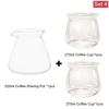 New 520ml 200ml 275ml Heat-resistant Glass Coffee Sharing Pot Coffee Server Hand Made Coffee Maker Teapot Coffee Utensils