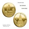Xi'an Big Wild Goose Pagoda Commemorative Metal Medal Tourist Coin