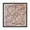 Spring/Summer wholesale square scarves, vintage American chain scarves, European and American imitation silk satin scarves, decorated women's