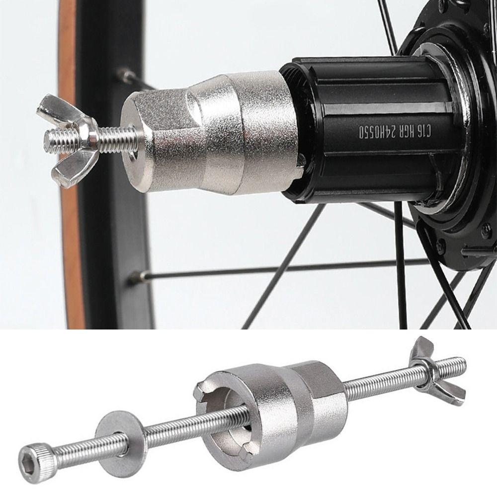 Silver Bicycle Tower Base Tool Stainless Steel Tower Base Installer  Cycling Accessories