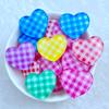 10Pcs New Cute Resin Mini 20*23mm Heart-Shaped Series Flat Back Scrapbooking DIY Jewelry Craft Decoration