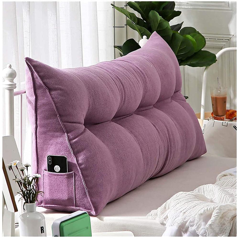 180x50x22cm bedside cushion triangular bedside big pillow large backrest soft bed backrest for livingroom home cars uygun fiyatli satin alin fiyat ucretsiz teslimat fotograflarla gercek yorumlar joom
