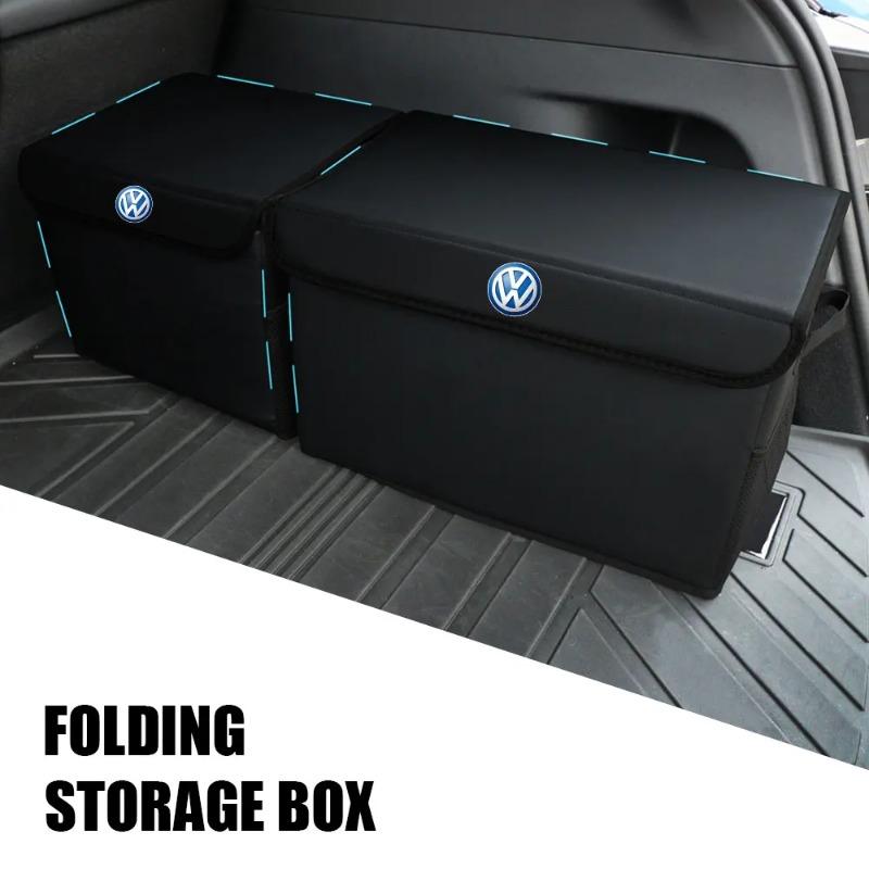 Hub Caps Large Capacity Car Rear Trunk Foldable Storage Box Organizer For Volkswagen VW GTI GTD Golf Polo Passat Tiguan R RLine EA1