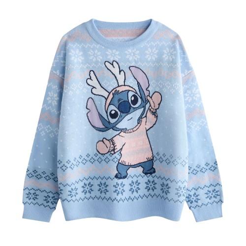 Lilo & Stitch Womens/Ladies Stitch Christmas Jumper