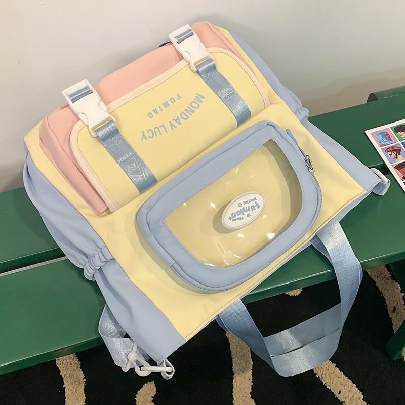 Schoolbag Children Elementary School Girl Junior High School Student Cartoon High Value Ins Pain Bag Backpack