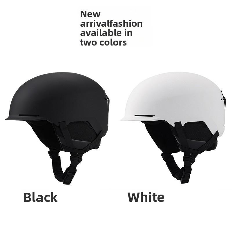 Ski Helmet Ultra Light Snowboard Snowboard Equipment Men's and Women's White Warm Snow