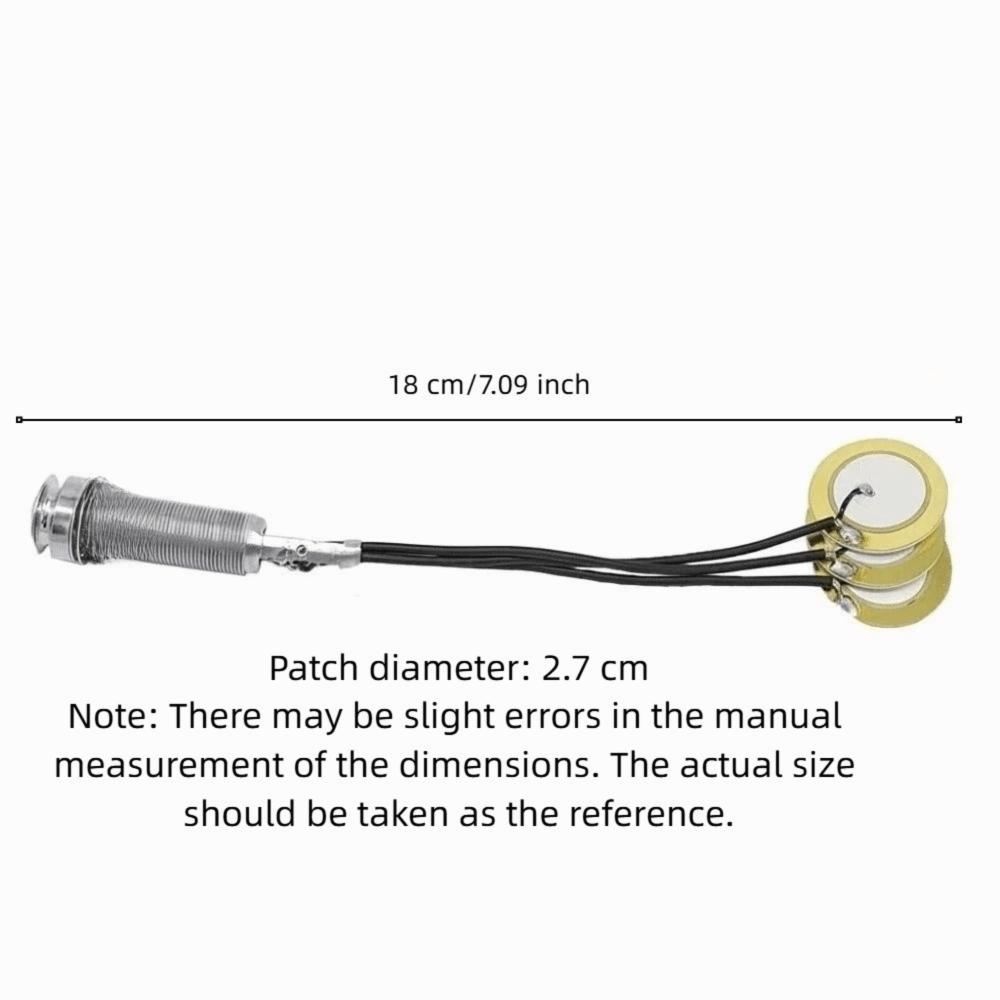 Kontakt-Tonabnehmer Piezo-Tonabnehmer Wandler-Tonabnehmer Kombi Gitarren-Vorverstärker Tonabnehmer Kalimba Daumenklavier