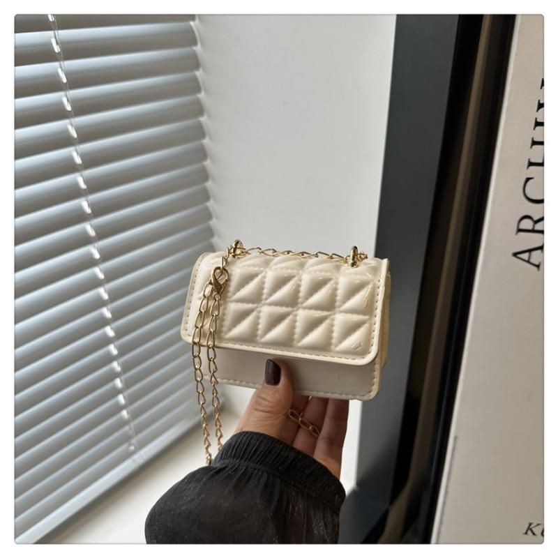 Simple Bag Women's New Popular Fashion Simple Shoulder Bag Casual Commuter Bag Small Square Bag