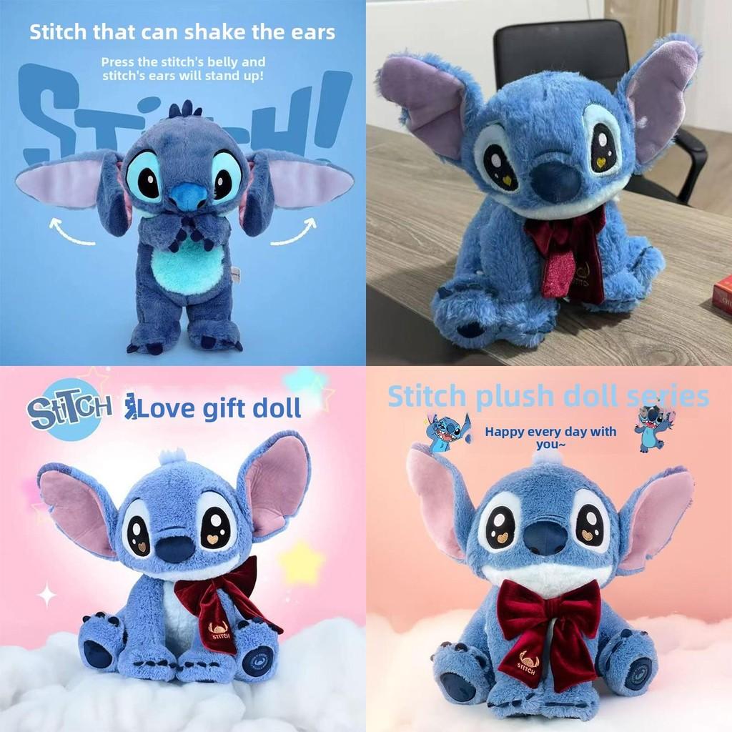 Bow Plush Doll With Shake Ears Pillow For Kids Room Decor And Collectors