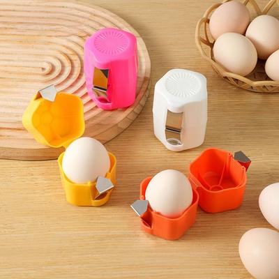 Cute Egg Shell Opener Household Separator Egg Opening Machine Upgraded Stainless Steel Eggshell Opening for Cooking Camping
