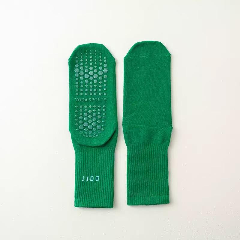 

Women s Non-Slip Mid-Calf Yoga & Dance Socks One Size темно-зеленого