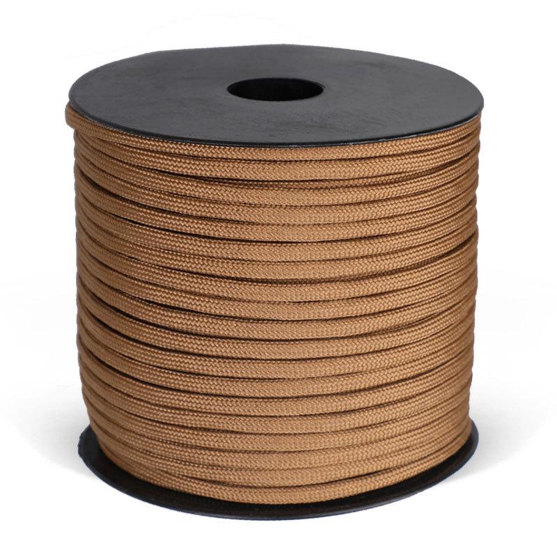 50 Meter Long Spool Mounted 4mm 9 Core Umbrella Rope Outdoor Camping Emergency Survival Rope Tent Awning Rope Windproof Rope