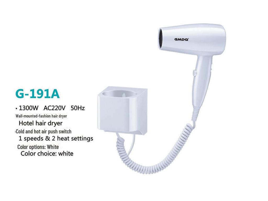 Wall-Mounted High-Power Hair Dryer: Hotel & Homestay Hot/Cold Options