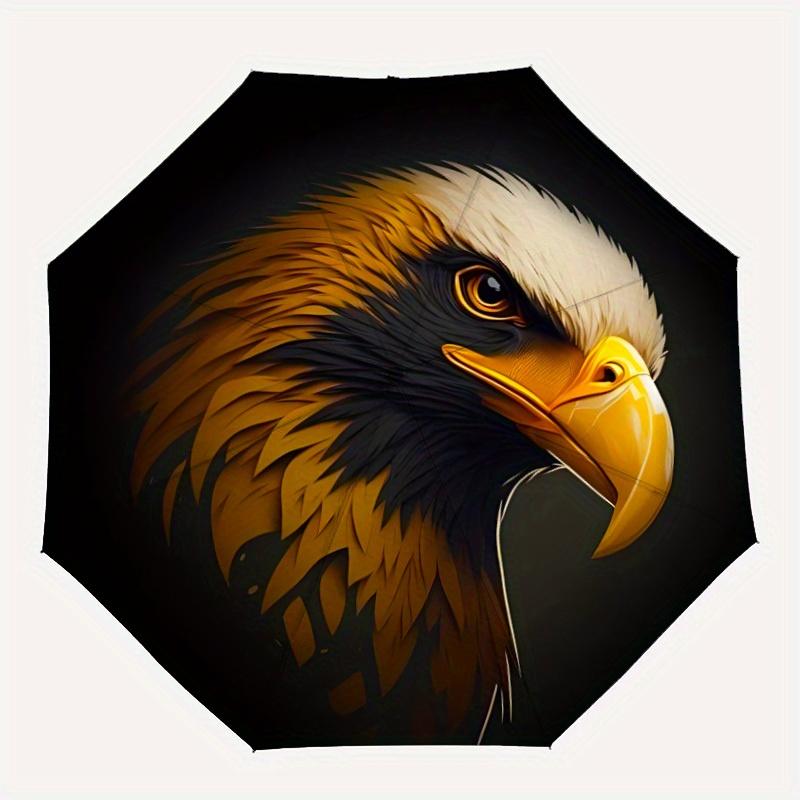 

1pc Eagle Head Automatic Folding Umbrella, Portable & Foldable Design with 8 Ribs, Casual Outdoor Accessory yy250805071