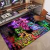 Custom Name Text Crystal Velvet Rug,Five Nights at Freddy’s Soft Plush Decorative Non Slip Floor Carpet