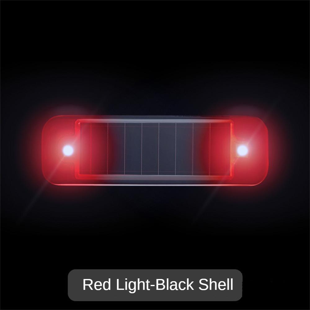 Car Alarm Warning Solar Flash Light LED Light Fake Security System Anti-Theft Sign 12V Waterproof Car Replacement Accessories