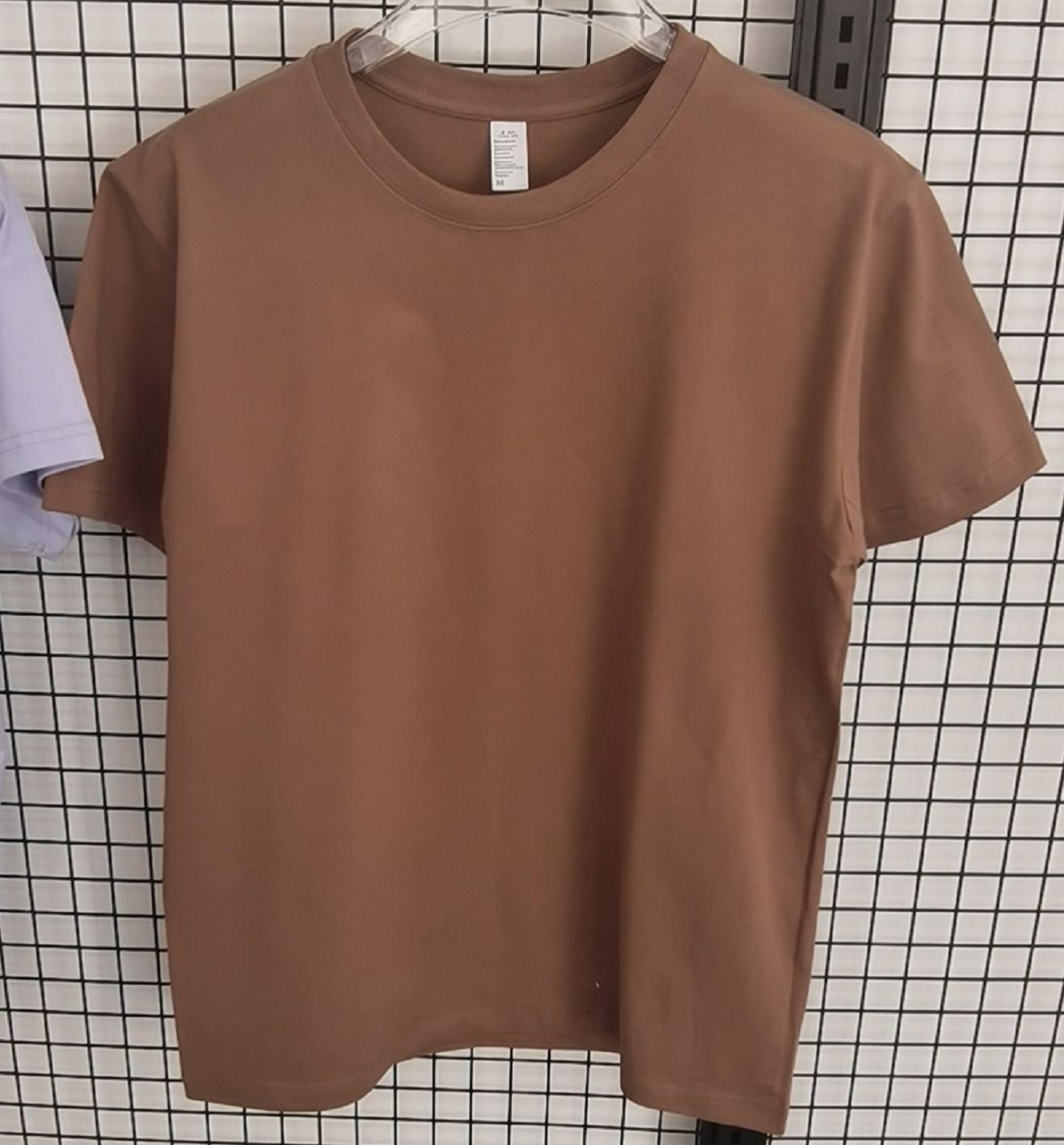 Unisex Heavyweight 250g Pure Cotton White Round Neck Short Sleeve T-Shirt XXL (190-220 jin)