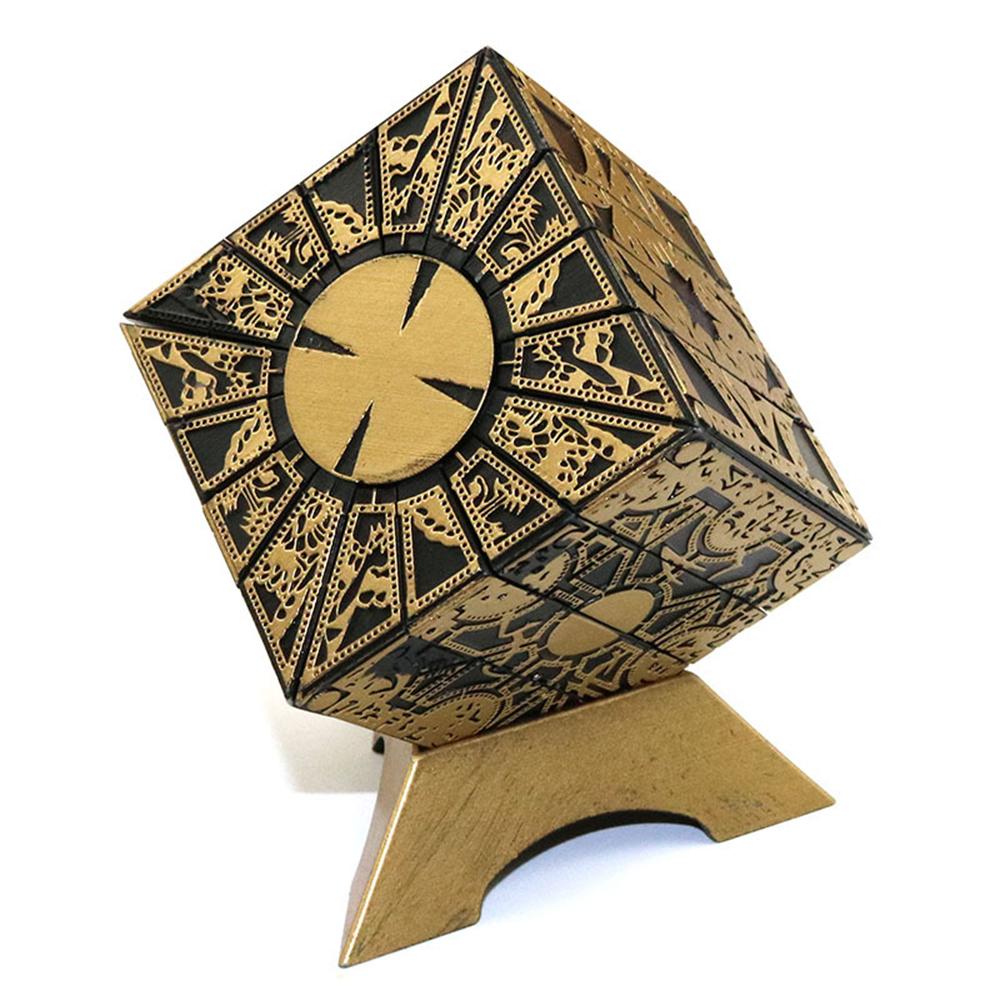 1:1 Hellraiser Puzzle Box Moveable Lament Horror Terror Figures Film Serie Cube Models Creative Detachable Puzzle Box Toy