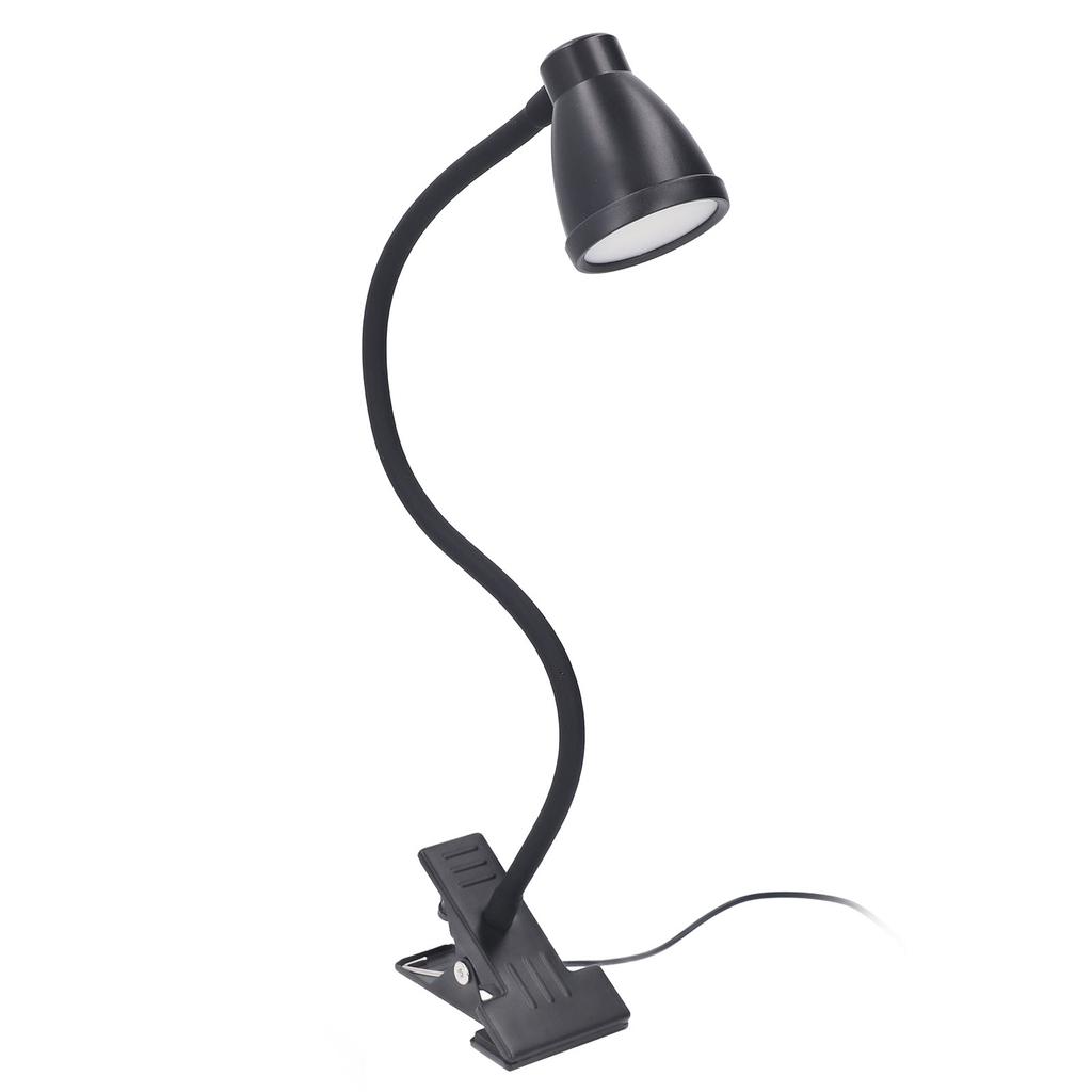 Clip On Desk Lamp 5W 24LEDs 10 Adjustable Brightness 3 Color Temperature USB Powered Flexible Goosen