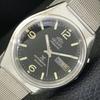 VINTAGE ORIENT AUTOMATIC 46941 JAPAN MENS BLACK COLOR DIAL WATCH A700611-5 R204-a700611
