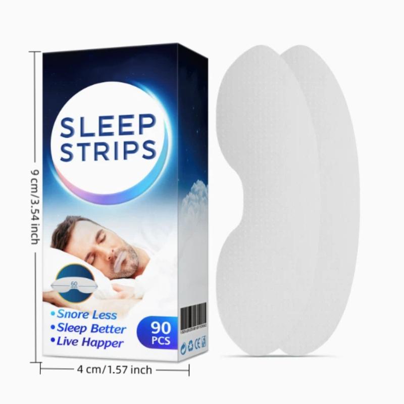 Disposable Anti Snoring Sleep Strips 90Pcs Breathable Mouth Tape Promote Nose Breathing Reduce Snoring At Night