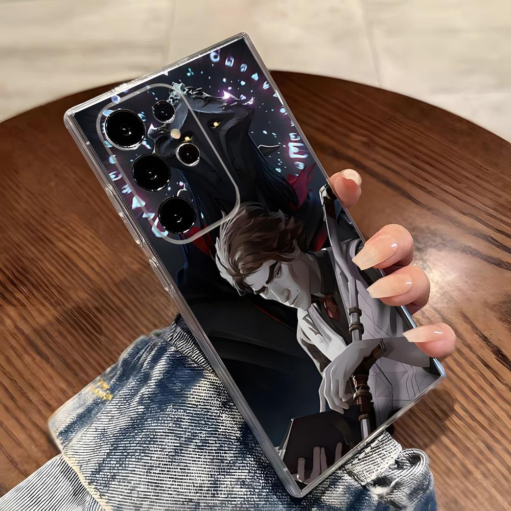 

A-Arcane V-VictorS Чехол для телефона Samsung S26 S25 S24 Ultra S23 Fe S22 S20 S21 Plus Plus 5G Fe Прозрачная крышка Galaxy S26 Plus