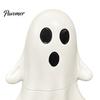 Portable Decorative Figurine Cute Ghost Night Light with Spring Base, USB Powered Mini Spooky Halloween Dynamic Ornament Tree Topper LED for