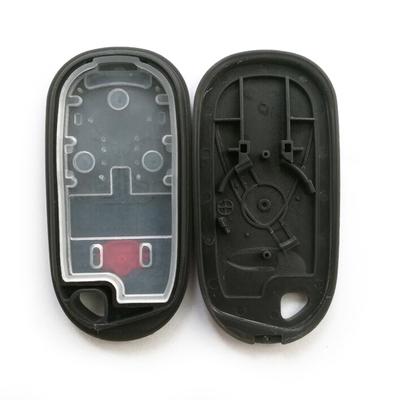 Coque de clé de voiture à 4 boutons E4EG8D-444H-A OUCG8D-387H-A Compatible pour Honda Acura TL TSX Noir ABS