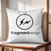 Lightning FFragment art Cushion Cover Natural Linen Organic Fabric DoubleSided Printing Couch Pillow Covers Home Decor