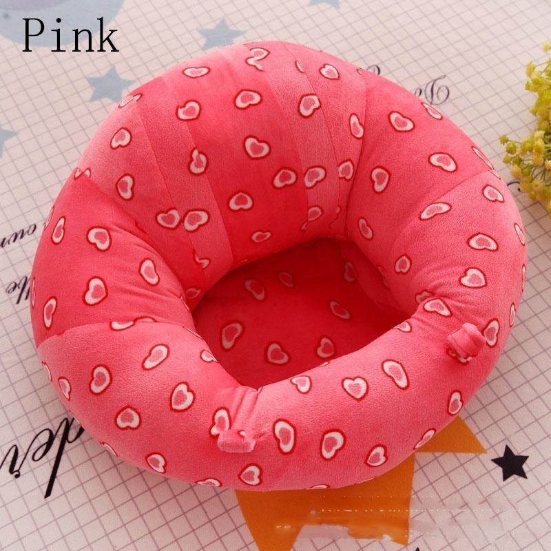 

Новорожденный ребенок учится сидеть стульчик для поддержки ребенка сидение диван плюшевые игрушки розовый