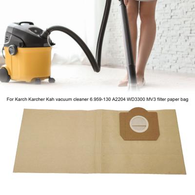 Yousheng Filterbeutel Einfach zu installierender Papierstaubsauger mit großer Kapazität Staubbeutelfilter Ersatz für Karcher