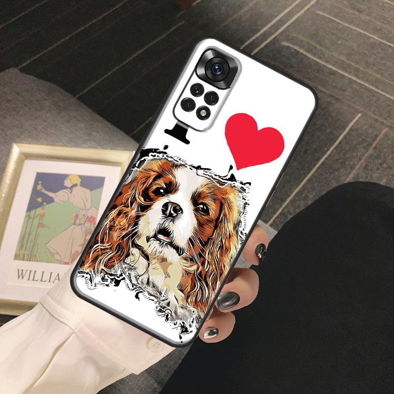 Cavalier King Charles Spaniel Dog Funda For Xiaomi Redmi Note 14 Pro 9 10 11 12 13 Pro 10S 11S 12S Redmi 13C 10C 12C 14C Case