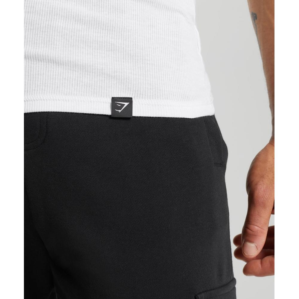 Gymshark Pack de 3 Camisetas de Tirantes Acanaladas Blanco A5a2e Wcd0