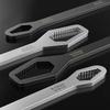 1pc Universal Double Ended Wrench, Self-Tightening 3-17mm Screw Nuts Repair Wrench, Double-Headed Ratchet Spanner, Adjustable