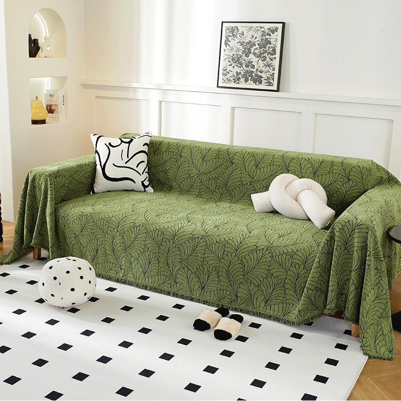 

Чехол для полотенца из синели, простой современный чехол для дивана с царапинами и царапинами, универсальный чехол для дивана на четыре сезона, универсальный чехол для дивана 180x420