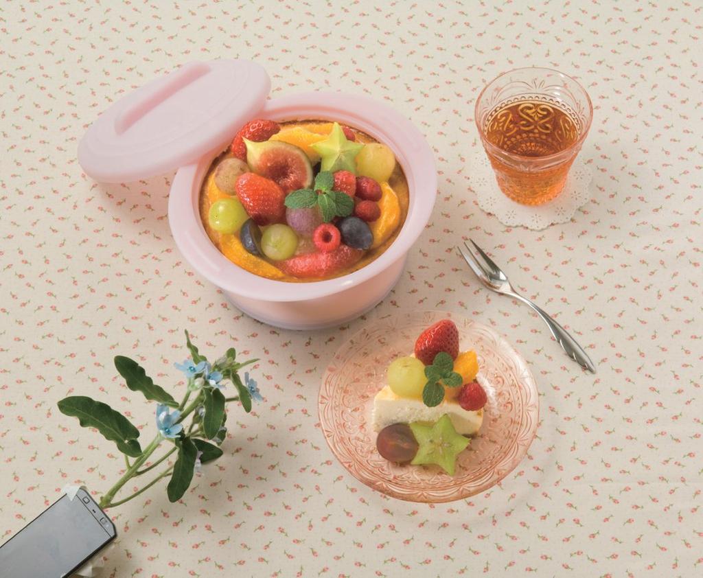 ViV Silicone Steamer Casserole, Medium, Milky Pink, 5969659696