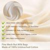Nut Milk Bag Cloth Strainer for Food, 3 Pack 12" (2 of 12"X12" + 1 of 10") Organic Reble Kitchen Premium Fine Mesh Cheesecloth, Sprouting, Juicing