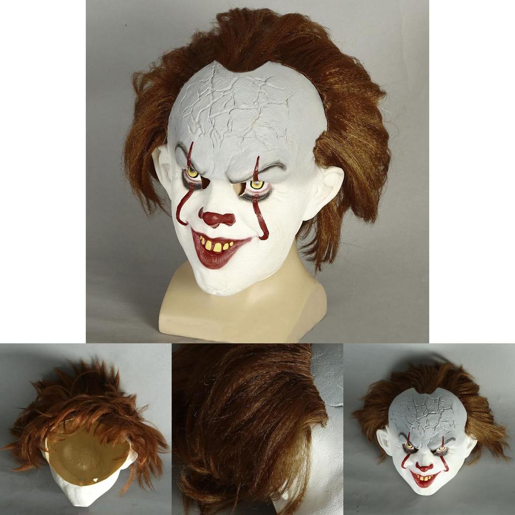 Máscara de Látex Auténtica de Pennywise de Stephen King Perfecta Para Halloween Eventos de Cosplay