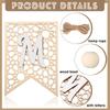 Decoration Eid Ramadan Wooden Mubarak Banner Decorations Eid Festival Party Decor Party Supplies For Home Decoration